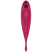 SATISFYER – TWIRLING PRO+ ESTIMULADOR Y VIBRADOR APP ROJO