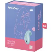 SATISFYER – DIPPING DELIGHT VIBRADOR LAY-ON AZUL