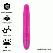 HAPPY LOKY – PLUTO RABBIT VIBRATOR  ROTATOR COMPATIBLE CON WATCHME WIRELESS TECHNOLOGY