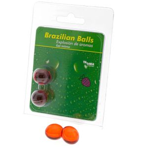 TALOKA – BRAZILIAN BALLS GEL ÍNTIMO FRESA 2 BOLAS