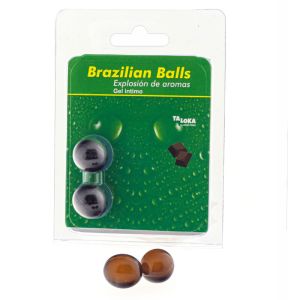 TALOKA – BRAZILIAN BALLS GEL ÍNTIMO CHOCOLATE 2 BOLAS