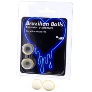 TALOKA – BRAZILIAN BALLS GEL EXCITANTE EFECTO FRIO Y VIBRACIÓN 2 BOLAS