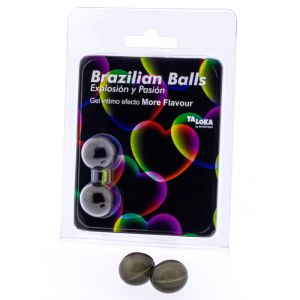 TALOKA – BRAZILIAN BALLS GEL EXCITANTE EFECTO MORE FLAVOUR 2 BOLAS