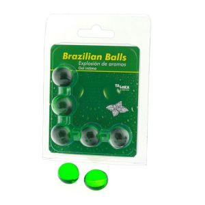 TALOKA – BRAZILIAN BALLS GEL ÍNTIMO MENTA 5 BOLAS