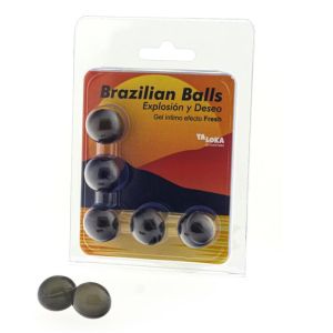 TALOKA – BRAZILIAN BALLS GEL EXCITANTE EFECTO FRESCOR 5 BOLAS