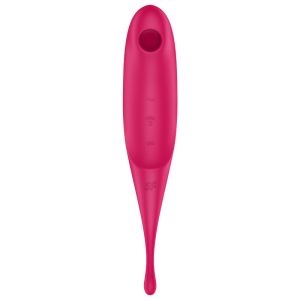 SATISFYER TWIRLING PRO ESTIMULADOR Y VIBRADOR – ROJO