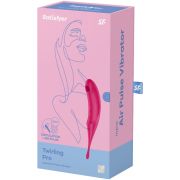 SATISFYER TWIRLING PRO ESTIMULADOR Y VIBRADOR – ROJO