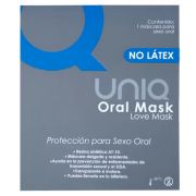 UNIQ – ORAL MASK PRESERVATIVOS SIN LATEX 3 UNIDADES