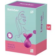 SATISFYER – VIVA LA VULVA 3 VIBRADOR LAY-ON VIOLETA