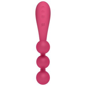 SATISFYER – TRI BALL 1 MULTI VIBRADOR ROJO