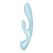 SATISFYER – TRIPLE OH VIBRADOR HÍBRIDO AZUL