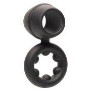 CALEXOTICS – ALPHA DUAL MAGNUM RING NEGRO