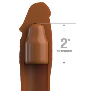 FANTASY X- TENSIONS – PIPEDREAMS SLEEVE 20,32 CM + 5,00 CM INCH PLUG CARAMEL