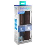 FANTASY X- TENSIONS – PIPEDREAMS SLEEVE 22,86 CM + 7,62 CM PLUG REMOTE BROWN