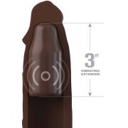 FANTASY X- TENSIONS – PIPEDREAMS SLEEVE 22,86 CM + 7,62 CM PLUG REMOTE BROWN