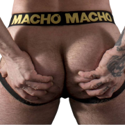 MACHO – MX25AC JOCK CUERO AMARILLO S