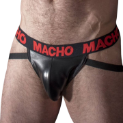 MACHO – MX25RC JOCK CUERO ROJO XL