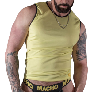 MACHO – CAMISETA AMARILLO S/M