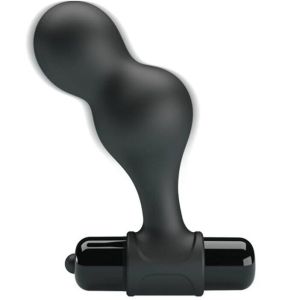 MR PLAY – PLUG ANAL VIBRADOR DE SILICONA NEGRO