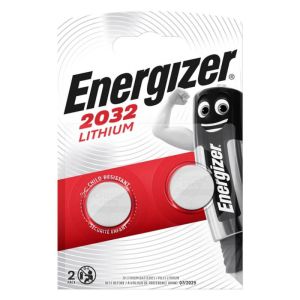 ENERGIZER – PILA BOTON LITIO CR2032 3V BLISTER*2