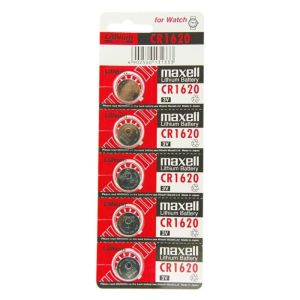 MAXELL – PILA BOTON LITIO CR1620 3V BLISTER*5