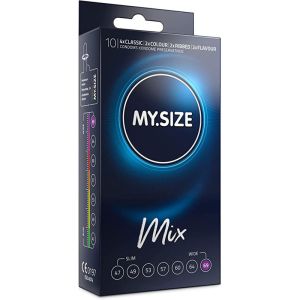 MY SIZE – MIX PRESERVATIVOS 69 MM 10 UNIDADES