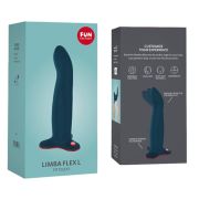 FUN FACTORY – LIMBA DILDO FLEX L VELVET BLUE