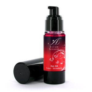 EXTASE SENSUAL – ACEITE ESTIMULANTE CALOR FRESA 30 ML