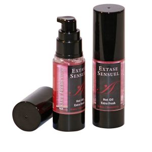 EXTASE SENSUAL – ACEITE MASAJE EFECTO EXTRA FRESH FRESA 30 ML