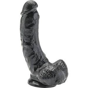 GET REAL – DILDO 20,5 CM CON TESTICULOS NEGRO