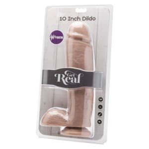 GET REAL – DILDO 25,5 CM CON TESTICULOS VIBRADOR NATURAL