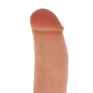 GET REAL – DILDO SILICONA 18 CM CON TESTICULOS NATURAL