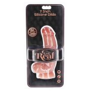 GET REAL – DILDO SILICONA 18 CM CON TESTICULOS NATURAL