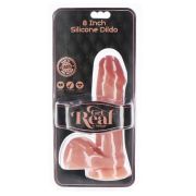 GET REAL – DILDO SILICONA 20,5 CM CON TESTICULOS NATURAL