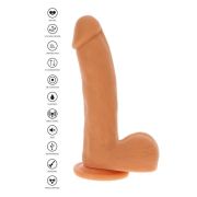 GET REAL – DILDO EMPUJE MAGNÉTICO PULSANTE NATURAL