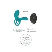 XOCOON – ANILLO VIBRADOR PARA PAREJAS VERDE