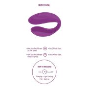 XOCOON – BOUND LOVE VIBRADOR PARA PAREJAS MORADO