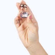 SECRETPLAY – METAL BUTT PLUG ORO ROSA TALLA S 7 CM