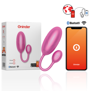 ONINDER – TOKYO HUEVO VIBRADOR ROSA 7.5 X 3.2 CM – APP GRATUITA