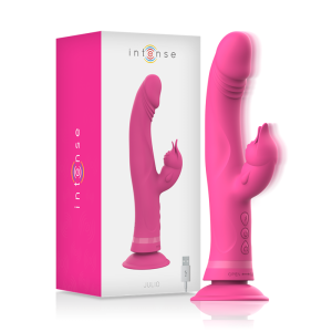 INTENSE – JULIO VIBRADOR RABBIT SILICONA ROSA