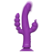 INTENSE – CASANOVA VIBRADOR RABBIT SILICONA TRIPLE MOTOR MORADO