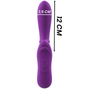 INTENSE – HARRY VIBRADOR FLEXIBLE CON LENGUA MORADO