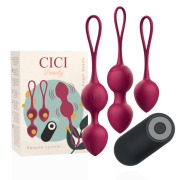 CICI BEAUTY – PREMIUM SILICONE 3 VIBRATING KEGEL BEADS REMOTE CONTROL