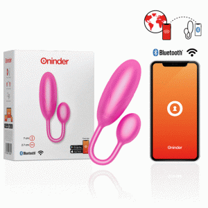 ONINDER – DENVER HUEVO VIBRADOR ROSA 7 X 2.7 CM – APP GRATUITA