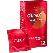 DUREX – PRESERVATIVOS SENSITIVO XL 10 UNIDADES