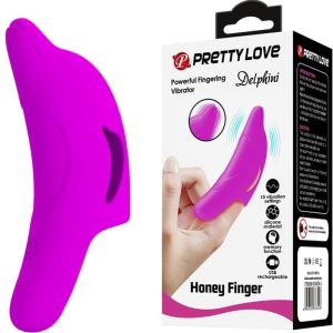 PRETTY LOVE – DELPHINI PODEROSO ESTIMULADOR DE DEDO MORADO