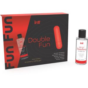 INTT RELEASES – DOUBLE FUN KIT CON BALA VIBRADORA Y GEL DE MASAJE FRESA