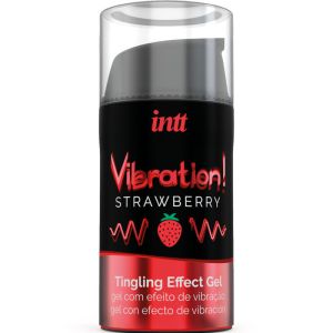 INTT – POTENTE ESTIMULANTE ÍNTIMO GEL VIBRADOR LIQUIDO FRESA 15 ML