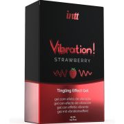 INTT – POTENTE ESTIMULANTE ÍNTIMO GEL VIBRADOR LIQUIDO FRESA 15 ML