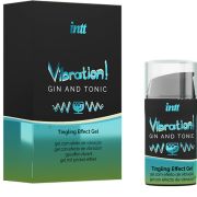 INTT – POTENTE ESTIMULANTE ÍNTIMO GEL VIBRADOR LIQUIDO GIN  TONIC 15ML